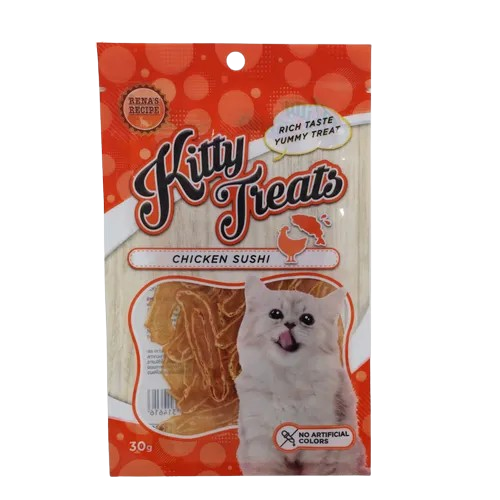 Kitty Treats Chicken Sushi Cat Treats - 30g
