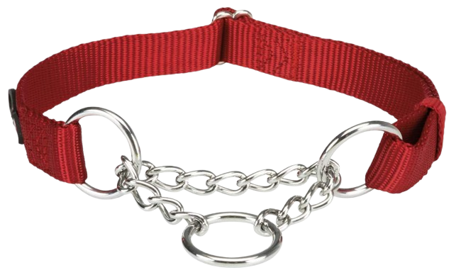 Trixie Premium Stop the Pull Collar (S-M, Cherry RED)