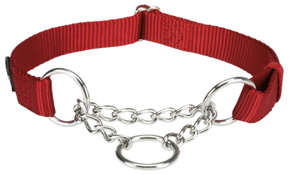 Trixie Premium Stop the Pull Collar (S-M, Cherry RED)