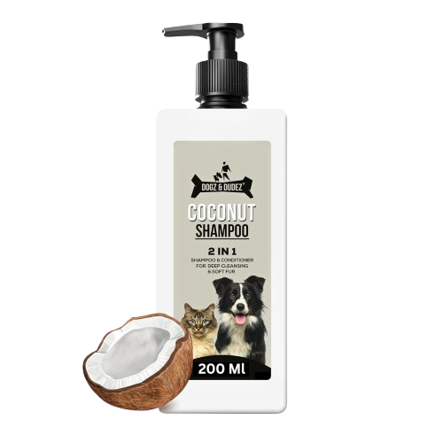 Dogz & Dudez Coconut Dog Shampoo for Dogs & Cats 200ML