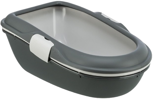 Trixie Berto Cat Litter Tray, Dark Grey