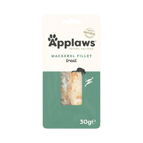 Applaws Cat Wet Complementary Pet Treat Food with Mackerel Loin 30g