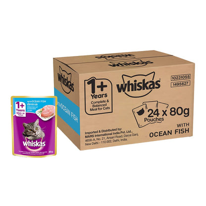 Whiskas Ocean Fish Adult (+1 Year) Wet Cat Food