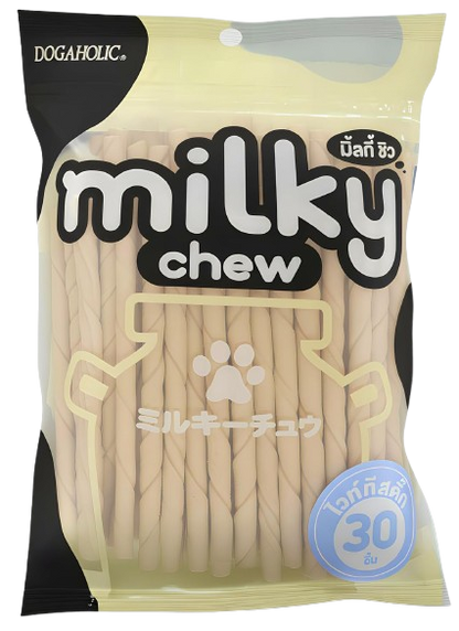 Dogaholic All Life Stages Milky Chews Sticks Dog Treat (30 Pieces)