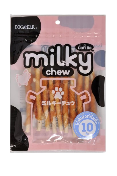 Dogaholic Milky Chew Sticks with Chicken 10 Piece Pack