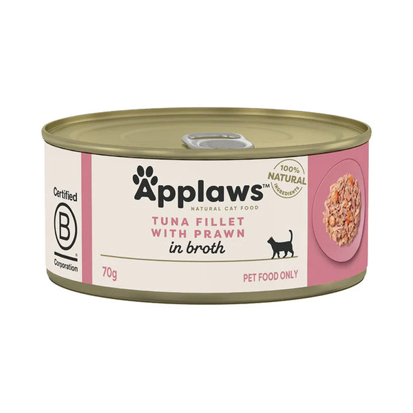 Applaws Cat Wet Food Tuna Fillet and Prawns in Broth (T)