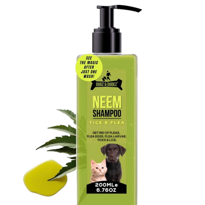 Dogz & Dudez Natural Neem Anti Tick and Flea Dog Shampoo
