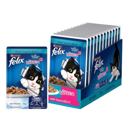 Purina Felix Tuna with Jelly Kitten Wet Food