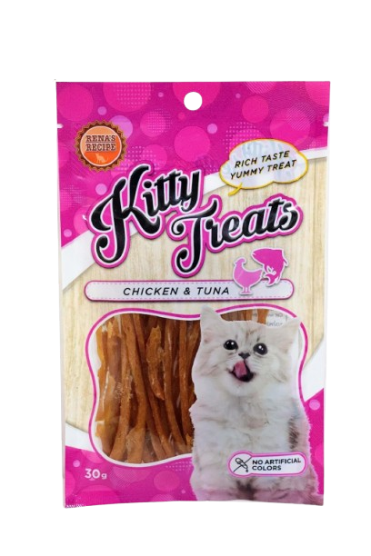 Kitty Treats Soft Chicken and Tuna Cat Treats - 30g