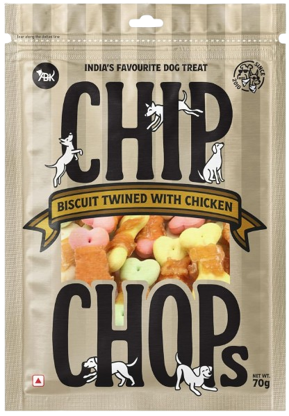 Chip Chops Biscuit Twined with Chicken