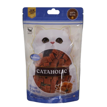 Cataholic Chicken & Codfish Treats for Cats and Kittens - 50g