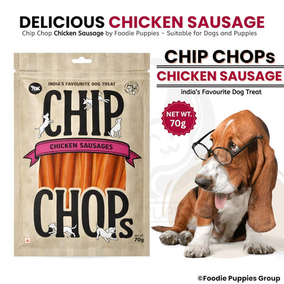 Chip Chops Chicken Sausages Dog Treats