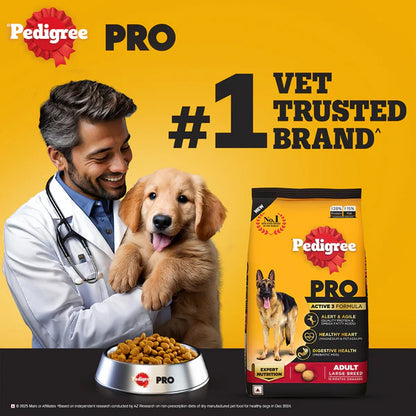 Pedigree PRO Expert Nutrition Active Adult Large Breed Dog Dry Food