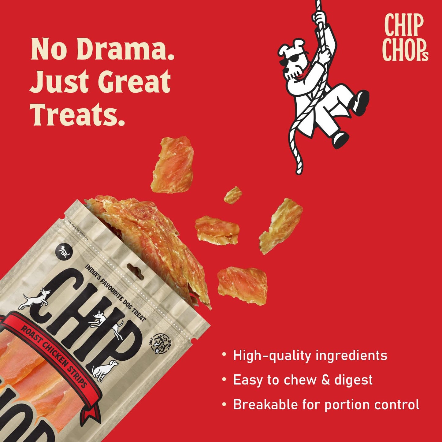 Chip Chops Chicken Strips Dog Snacks