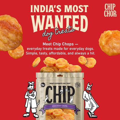 Chip Chops Chicken Chips Coins Dog Treats 250g