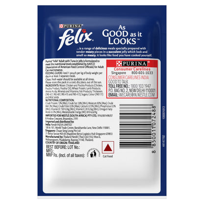 Purina Felix Tuna with Jelly Adult Cat Wet Food