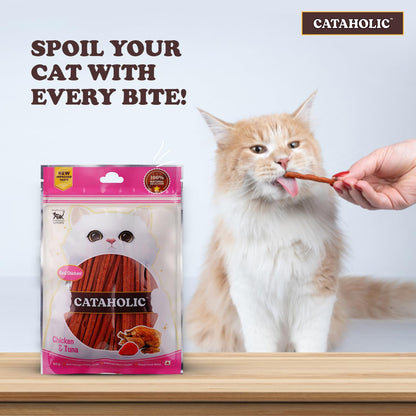 Cataholic Neko Chicken & Tuna Treats for Cats and KIttens - 50g (T)