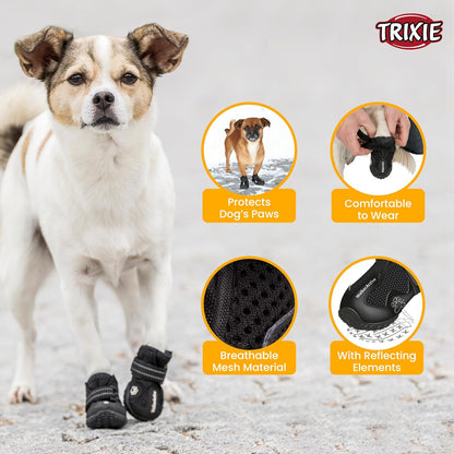 Trixie Walker Active Protective Boots for Dogs, 2 Pieces