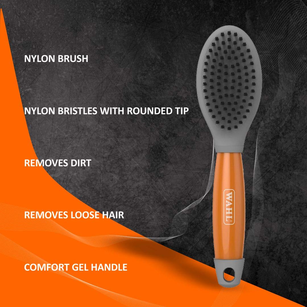 WAHL Double Sided Brush, Gray, Medium