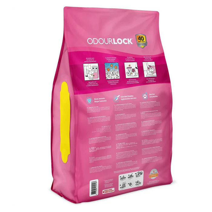 Odourlock Mineral Cat Litter Baby Powder 12kg (T)