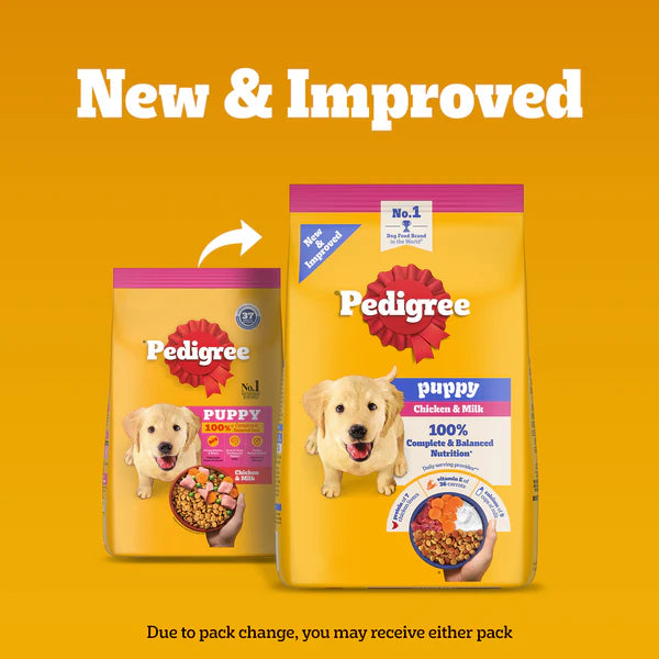 Pedigree Puppy Dry Dog Food  Food Chicken & Milk