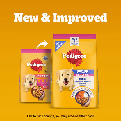 Pedigree Puppy Dry Dog Food  Food Chicken & Milk