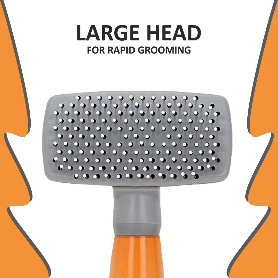 WAHL Large Nylon Slicker Brush, Gray, Large