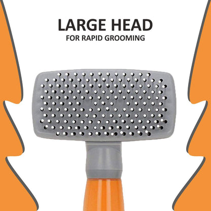 WAHL Large Nylon Slicker Brush, Gray, Large