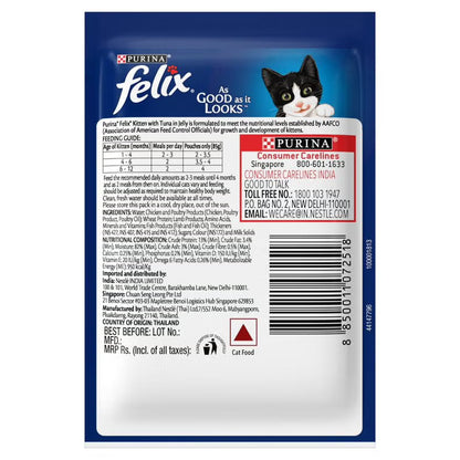 Purina Felix Tuna with Jelly Kitten Wet Food