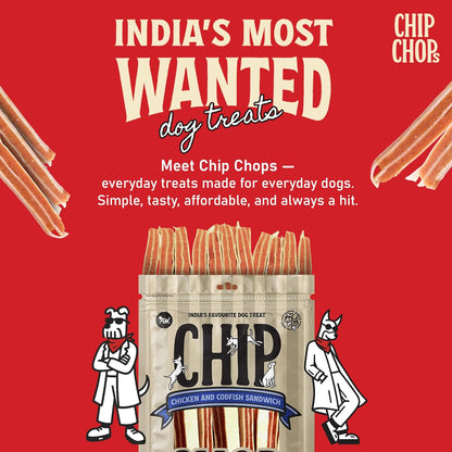 Chip Chops Chicken & Codfish Dog Treat