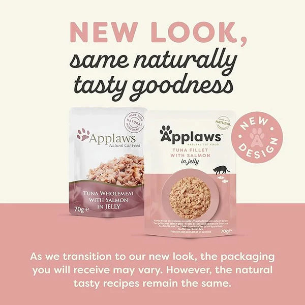 Applaws Cat Wet Food Tender Tuna with Salmon in a Tasty Jelly