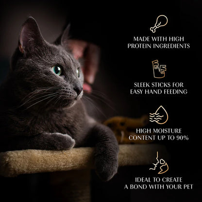 Sheba Chicken & Chicken Whitefish Sasami Selection Melty Premium Cat Treats