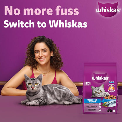 Whiskas Ocean Fish Flavour Adult (1+ Years) Dry Cat Food