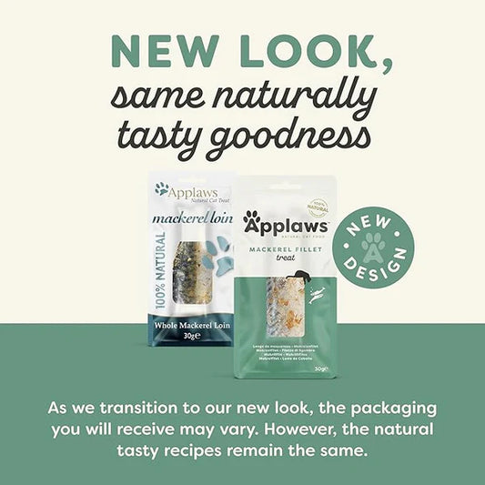 Applaws Cat Wet Complementary Pet Treat Food with Mackerel Loin 30g (T)