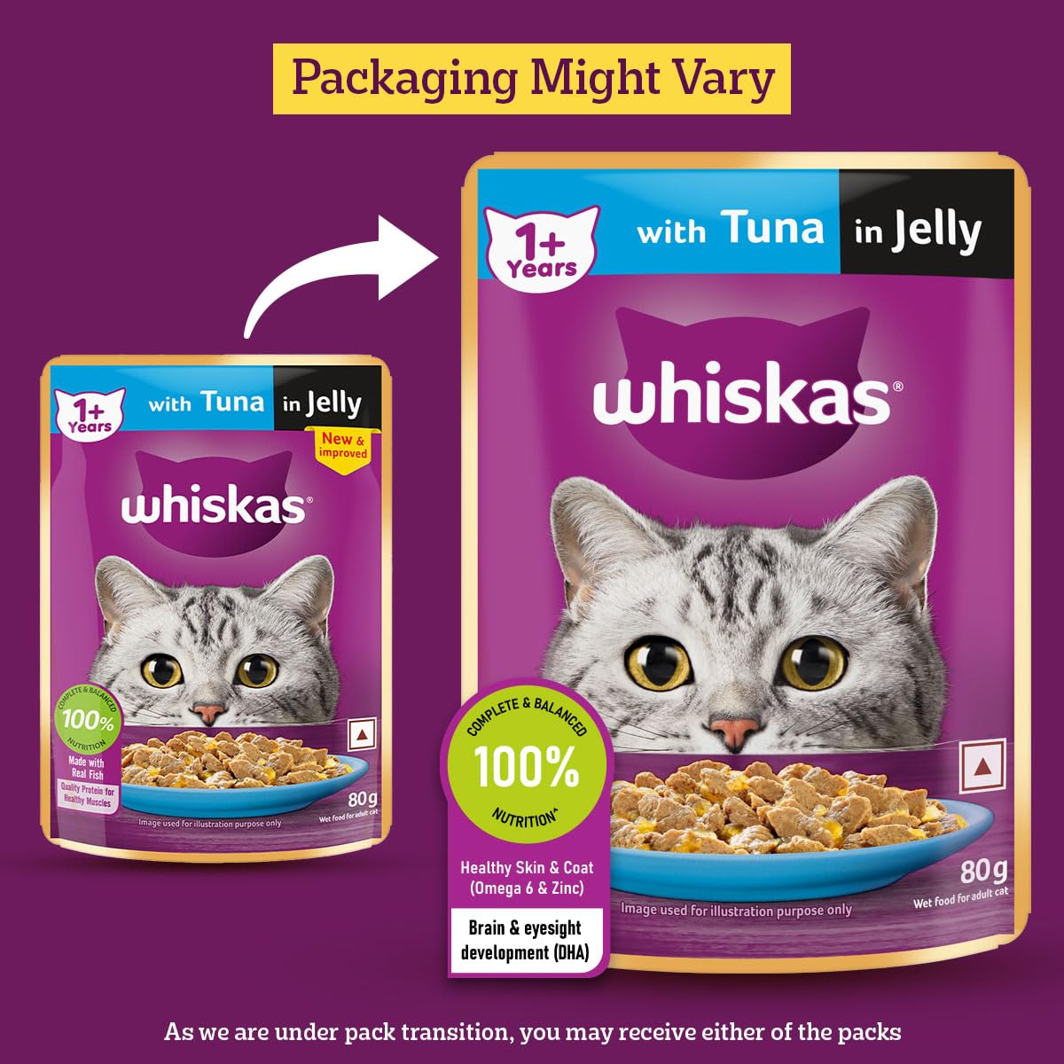 Whiskas Tuna in Jelly Adult (1+ Years) Wet Cat Food