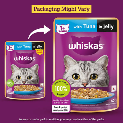 Whiskas Tuna in Jelly Adult (1+ Years) Wet Cat Food