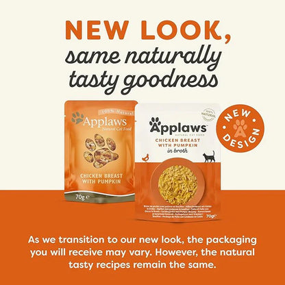Applaws Cat Wet Food Chicken Breast with Pumpkin in Broth 70gm