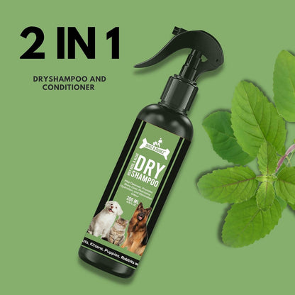 Dogz & Dudez No Bath Dog Spray Shampoo (200 ML)