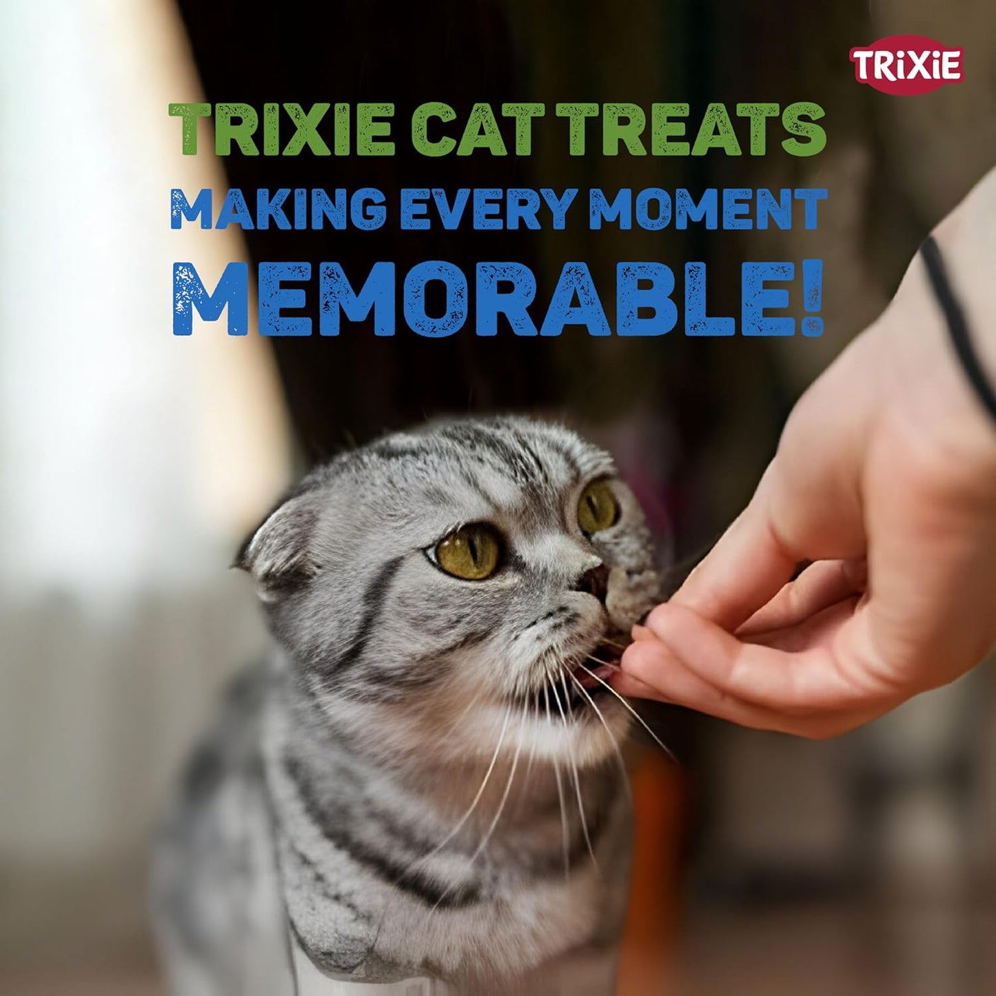 Trixie Premio Cat Treats Snacks, Cheese Chicken Cubes- 50g (Pack of 2)