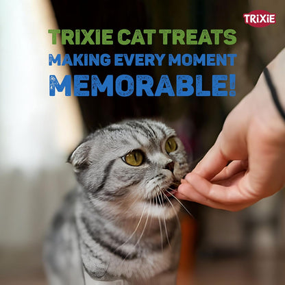 Trixie Premio Cat Treats Snacks, Cheese Chicken Cubes- 50g (Pack of 2)