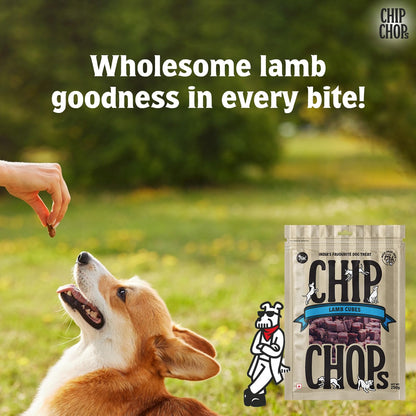 Chip Chops Lamb Cubes Dog Treats 250g
