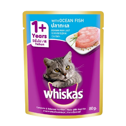Whiskas Ocean Fish Adult (+1 Year) Wet Cat Food