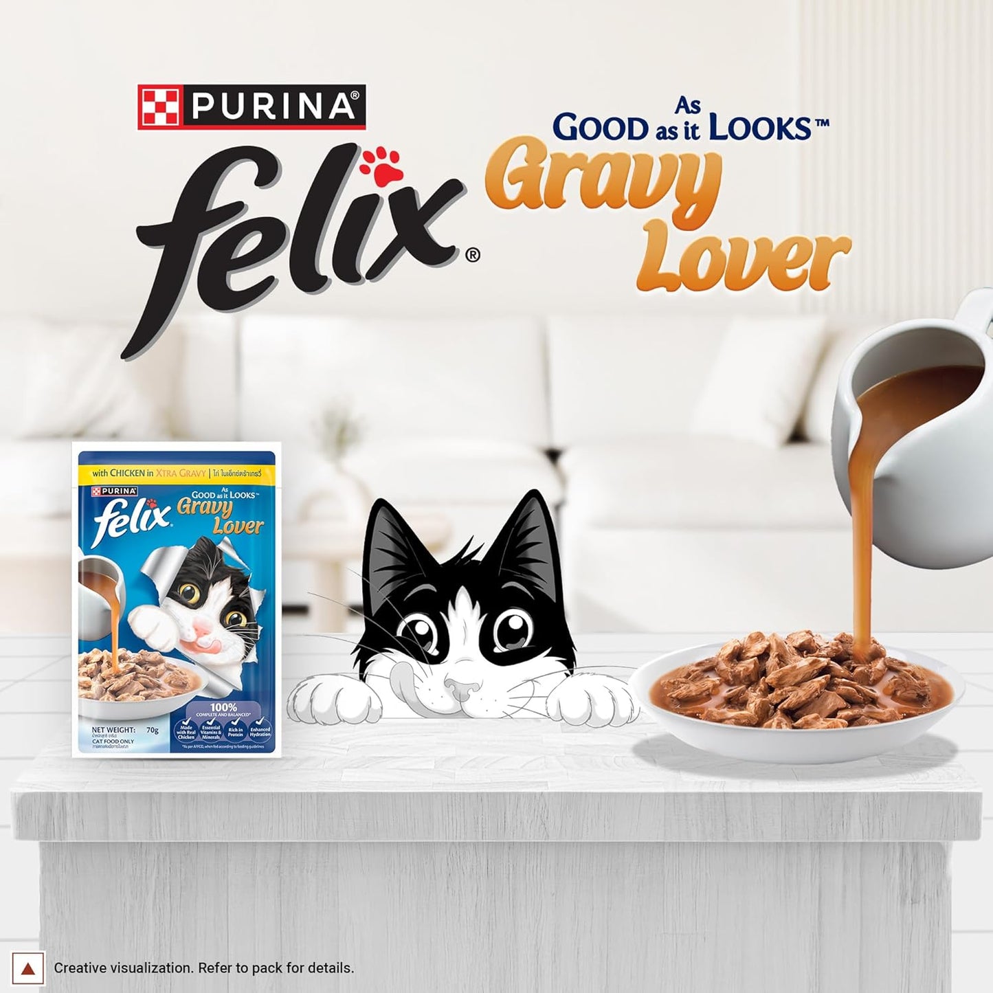 Purina Felix Gravy Lover Chicken Chunks Adult Cat Wet Food