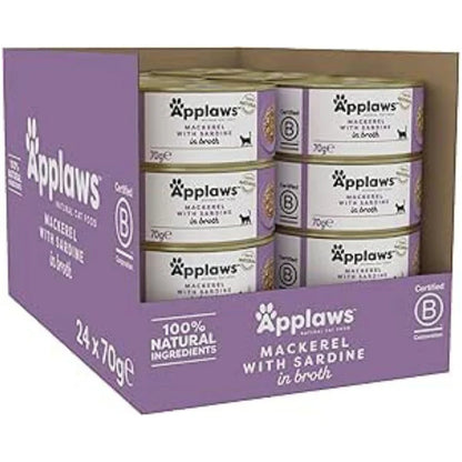 Applaws Cat Wet Food Tin Mackerel with Sardine 70 gm