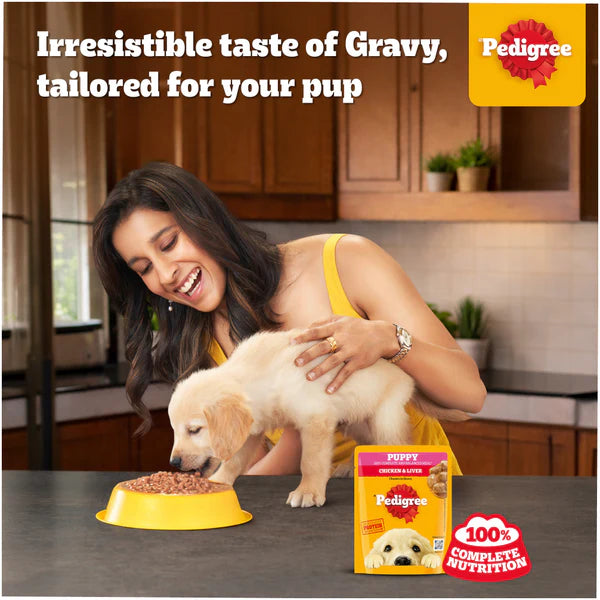 Pedigree Puppy Lamb Flavour Chunks in Gravy