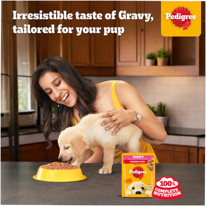 Pedigree Puppy Lamb Flavour Chunks in Gravy