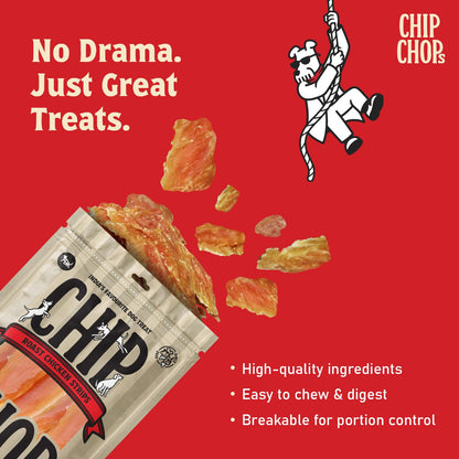 Chip Chops Chicken Strips Dog Snacks 250g