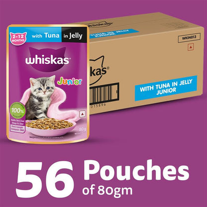 Whiskas Tuna in Jelly Flavour Kitten (2-12 Months) Wet Cat Food