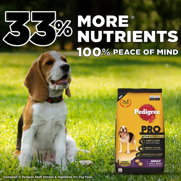 Pedigree PRO Expert Nutrition Adult Dog Dry Food for Small Breed