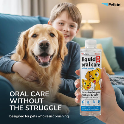Petkin Invisible Formula Liquid Oral Care Teeth
